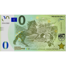  0 Euro biljet Karabakh Azerbaijan - Shusha Fortress